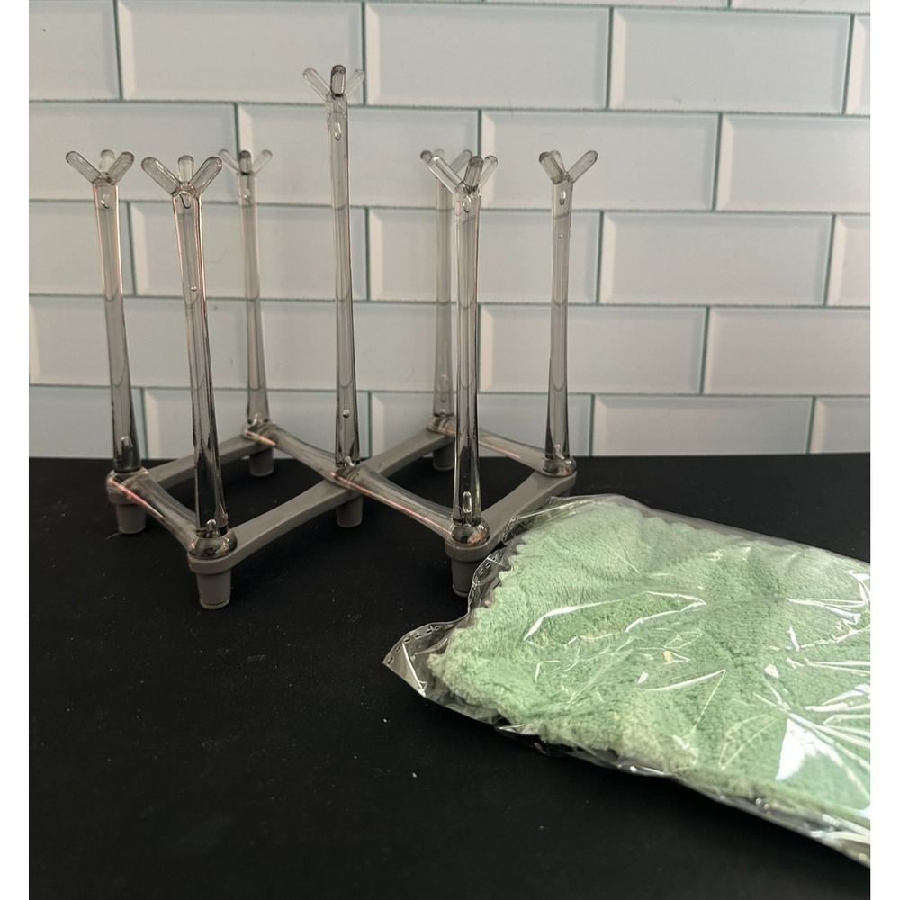 Marbrasse Retractable Cup Drying Rack, Drinking Glass and Sports Bottle Drainer